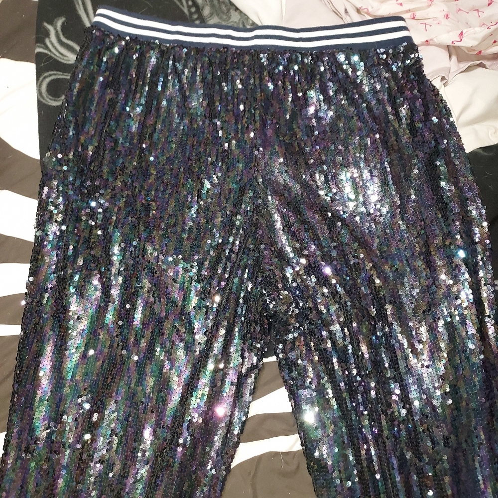 Sequin joggers
